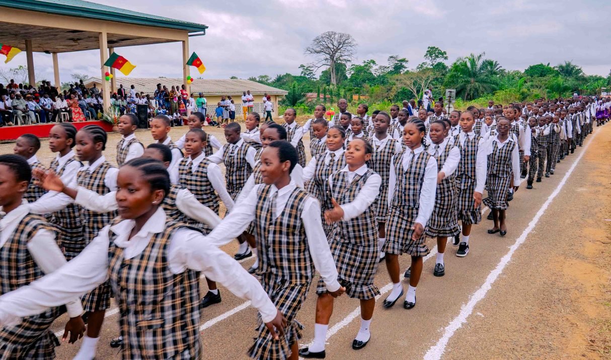 AGAPE SECONDARY SCHOOL wins first prize in march past parade during the 2025 Youth Day Celebration in Dibombari